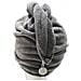 Microfibra Capelli Turbante Wrap Tovagliolo Di Secchezza 30 X 71 Cm 2 Pack (grigio Scuro)  - Foto miniatura 4