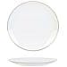 Piatto Pearl Gold 20 Cm Bianco - Foto miniatura 1