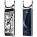 Catena Di Telefoni Cellulari Compatibile Con Asus Zenfone 3 (5,2"" Zoll) In Blu Scuro Giallo - Coperchio Protettivo In Silicone Con Anelli D'argento, Cinturino In Corda E Custodia Staccabile - Foto miniatura 8