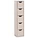 Contenitore Sciocchezze, 5 Cassetti, Legno, 60x13x12 Cm, - Foto miniatura 1