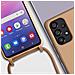 Cover Semirigida Per Samsung Galaxy A53 5g Cordino Nylon 80 Cm Rose Gold - Foto miniatura 2