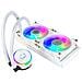 Dissipatore CPU a Liquido MasterLiquid PL240 Flux White Edition per Socket Intel LGA 1700/1200/2066/2011-V3/2011/1151/1150/1155/1156 e Socket AMD AM4/AM3+/AM3/AM2+/AM2/FM2+/FM2/FM1/TR4 - Foto miniatura 4