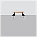Lampada A Soffitto Verdo 2 Nero Sl. 1291 - Moderno Lampade Da Soffitto Legno Nero 17.5x46x30 Cm - Foto miniatura 2