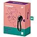 Lucidalabbra Vibrante Satisfyer Majestic Duo Nero - Foto miniatura 2