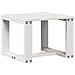 Set Salotto da Giardino 3 pz Bianco in Legno Massello di Pino - Foto miniatura 3