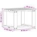 Set Salotto da Giardino 3 pz Bianco in Legno Massello di Pino - Foto miniatura 4
