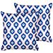 Set Di 2 Cuscini Da Esterno Blu E Rosa 45 X 45 Cm Ceriana - Foto miniatura 5