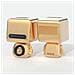 Speaker Bluetooth Wireless Modello Robot, Oro - Foto miniatura 2