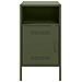 Comodino Verde Oliva 36x39x68 cm in Acciaio - Foto miniatura 3