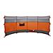 Frangivento Da Campeggio Arancione 366x152x152 Cm Impermeabile - Foto miniatura 3