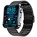 Smartwatch: Misura La Frequenza Cardiaca, La Pressione Sanguigna, L'ossigeno Nel Sangue E I Passi Black Bamboo Edition Strap - Foto miniatura 4