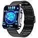 Smartwatch: Misura La Frequenza Cardiaca, La Pressione Sanguigna, L'ossigeno Nel Sangue E I Passi Black Bamboo Edition Strap - Foto miniatura 10