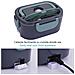 Lunch Box Elettrica Da 40w, Di 1500ml. Riscalda Il Tuo Cibo Al Suo Interno. Adattatore Di Corrente E Per Auto. Include Posate E Custodia. - Foto miniatura 3
