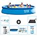 Piscina Fuori Terra - In Giro - 457x84 Cm - Blu - Include Accessori Coordinati A1166 - Foto miniatura 1