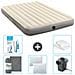 Set Materassino Gonfiabile - 203x152x25 Cm - Beige - Include Accessori Coordinati Cb10 - Foto miniatura 1