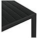 Tavolo Da Giardino Nero 185x90x74 Cm In Alluminio E Wpc - Foto miniatura 4