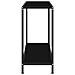 Lusso Casadino -  Tavolo Consolle Nero 80x35x75 Cm In Vetro Temperato - Foto miniatura 3