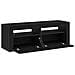 Mobile TV  con LED Rovere Nero 120x35x40 cm Legno ingegnerizzato - Foto miniatura 7