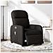 Poltrona Massaggiante Reclinabile Elettrica Nera in Tessuto - Foto miniatura 2
