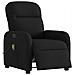 Poltrona Massaggiante Reclinabile Elettrica Nera in Tessuto - Foto miniatura 3