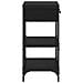 Tavolo Console Rovere Nero 75x34.5x75 cm Legno Compatto - Foto miniatura 6