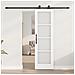 "Porta Scorrevole  con Kit Hardware ""ORKDAL"" Bianca 61x198.5 cm, Porta Interna  con Vetro ""ORKDAL"" Bianca 61x198.5x4 cm" - Foto miniatura 3