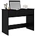Toeletta con Specchio Rovere Nero 100x45x76 cm - Foto miniatura 3
