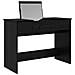 Toeletta con Specchio Rovere Nero 100x45x76 cm - Foto miniatura 5