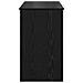 Toeletta con Specchio Rovere Nero 100x45x76 cm - Foto miniatura 8