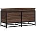 Contenitore con Coperchio Rovere Marrone 100x40x51,5 Truciolato - Foto miniatura 1