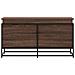 Contenitore con Coperchio Rovere Marrone 100x40x51,5 Truciolato - Foto miniatura 4