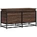 Contenitore con Coperchio Rovere Marrone 100x40x51,5 Truciolato - Foto miniatura 6