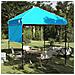 Tenda Aggiuntiva Pop-Up Blu 200 x 200 cm Tessuto - Foto miniatura 3