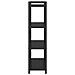 Libreria Rovere nero 80 x 30 x 118 cm Legno multistrato - Foto miniatura 6