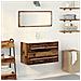 Armadio per Lavabo da Bagno Legno vecchio 80 x 38.5 x 48 cm - Foto miniatura 2