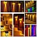 Lampada Da Parete Solare Retro Dual Star - Bianco Caldo E Ambiente Rgb - Foto miniatura 2