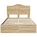 Letto con Contenitore con testiera Rovere Sonoma 120 x 190 cm - Foto miniatura 8