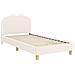 Struttura letto bambini con testata Crema 90 x 190 cm - Foto miniatura 4