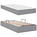 Letto con contenitore e materasso Grigio chiaro 90 x 200 cm - Foto miniatura 8