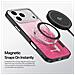 Cover per iPhone 17 Pro - TPU+PC+Pelle /PU, Rosso, MagSafe - Foto miniatura 3