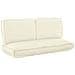 Set di Cuscini 3 pcs Crema Tessuto Oxford - Foto miniatura 1