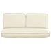 Set di Cuscini 3 pcs Crema Tessuto Oxford - Foto miniatura 8
