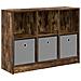 Credenza con cassetto Rovere fumé 88,5 x 27,5 x 63,5 cm - Foto miniatura 1