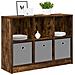 Credenza con cassetto Rovere fumé 88,5 x 27,5 x 63,5 cm - Foto miniatura 3