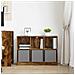 Credenza con cassetto Rovere fumé 88,5 x 27,5 x 63,5 cm - Foto miniatura 4