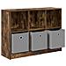 Credenza con cassetto Rovere fumé 88,5 x 27,5 x 63,5 cm - Foto miniatura 5