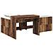 Letto alto per bambini con scrivania Legno antico 98.5 x 200 cm - Foto miniatura 1