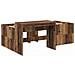Letto alto per bambini con scrivania Legno antico 98.5 x 200 cm - Foto miniatura 3