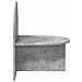 Comodino 2 pcs Grigio Cemento 48 x 49 x 65 cm - Foto miniatura 6