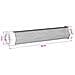 Tubo affumicatore 2 pz 5 x 5 x 30 cm Acciaio Inox 304 Argento - Foto miniatura 8